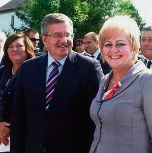 Najlepsze zdjęcie Małgorzaty Pępek - z prezydentem...