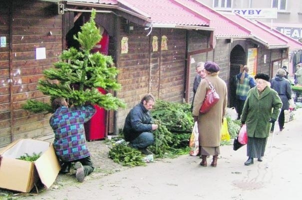 Na bazarach można handlować tylko drzewkami i gałązkami...