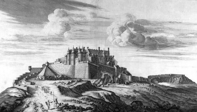 Stirling Castle narysowany przez Johna Slezera w 1693 roku