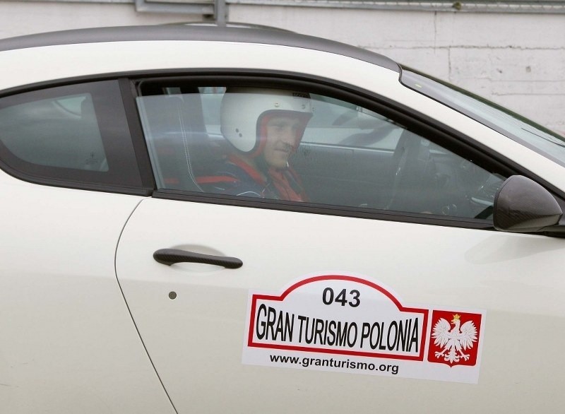 Siergiej Kriwiec w Maserati podczas Gran Turismo Polonia.