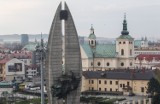 Mapping na pomniku w ramach Festiwalu Przestrzeni Miejskiej w Rzeszowie