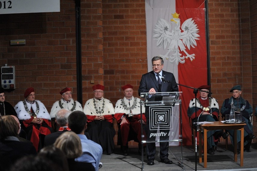 Bronisław Komorowski: Filmówka może konkurować na świecie