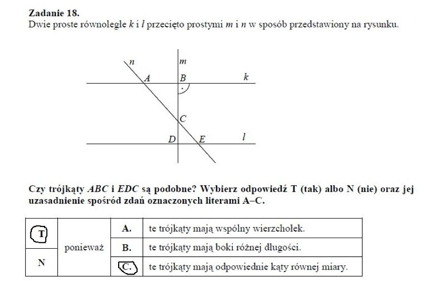 14 listopada 2012 druga część próbnego egzaminu...