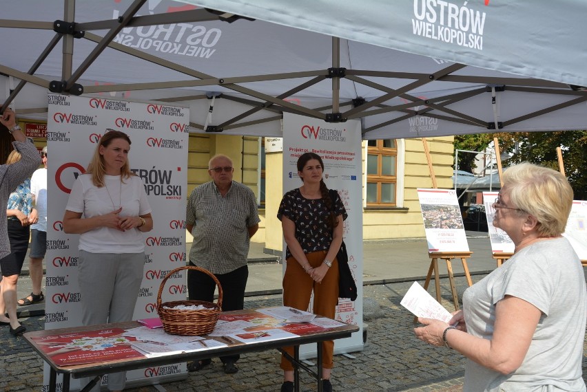Rozmawiali z mieszkańcami o odnowie centrum Ostrowa Wielkopolskiego