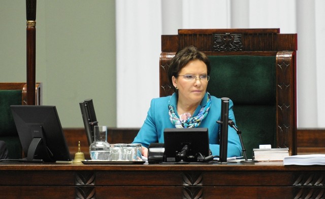 Ewa Kopacz chce wprowadzić kary finansowe za nieparlamentarny język