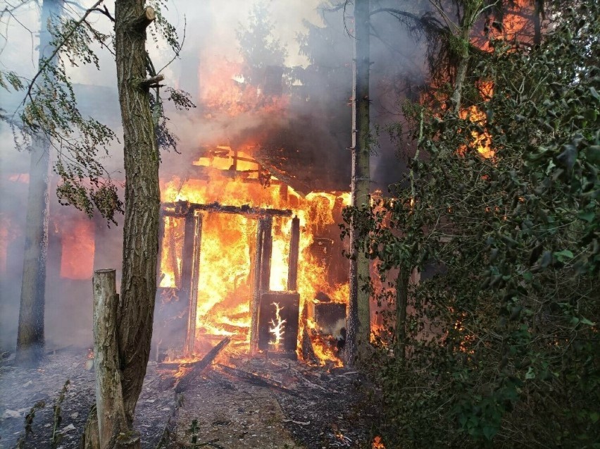 Śmiertelny pożar w miejscowości Wójtowskie w gminie...