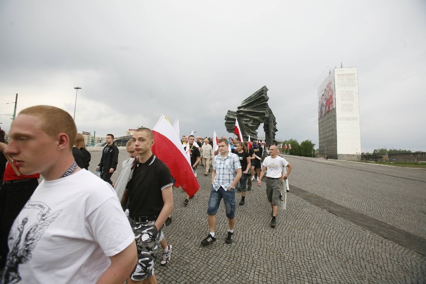 Marsz Powstańców Śląskich w Katowicach