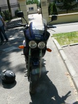 Motocykl skradziony z komendy w Brzezinach znaleziony w Tomaszowie Maz.Sprawca kradzieży zatrzymany