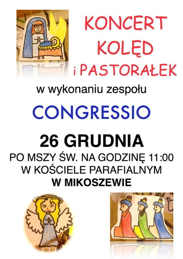 Świąteczny koncert pastorałek i kolęd odbędzie się w kościele w Mikoszewie