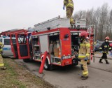 Wypadek na skrzyżowaniu ulic Struga i Murarskiej w Zduńskiej Woli ZDJĘCIA