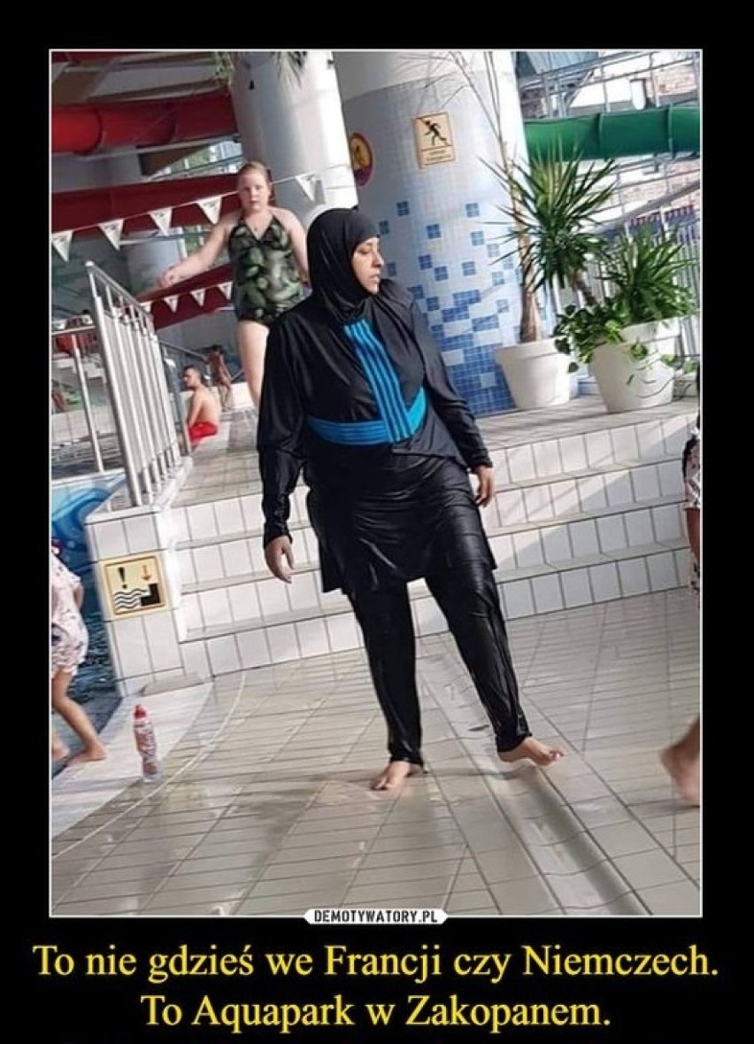 Podhale. Arabki kąpią się w basenach w ubraniu. Czy to legalne?