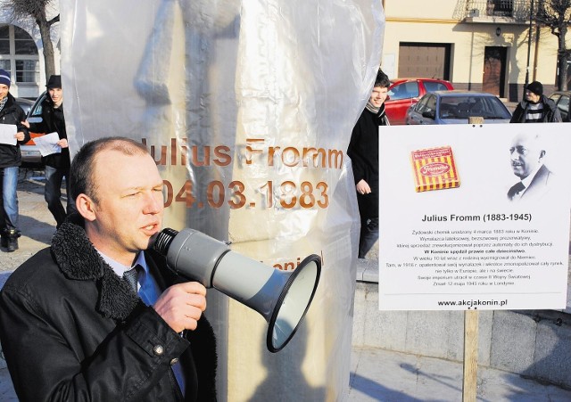 Przedstawiciele "Akcji Konin" liczą na przywrócenie miastu Juliusa Fromma