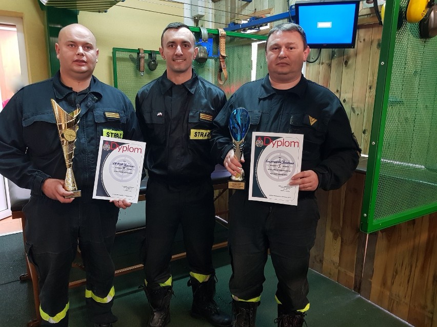 Kościańscy strażacy wystrzelali sukces podczas turnieju w Grodzisku ZDJĘCIA 
