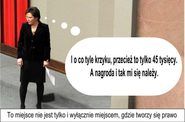 Wykorzystano zdjęcie z artykułu Gazety Wyborczej: http://wyborcza.pl/1,75478,13286033,Wysokie_premie_dla_wicemarszalkow_Sejmu__Ruch_Palikota.html