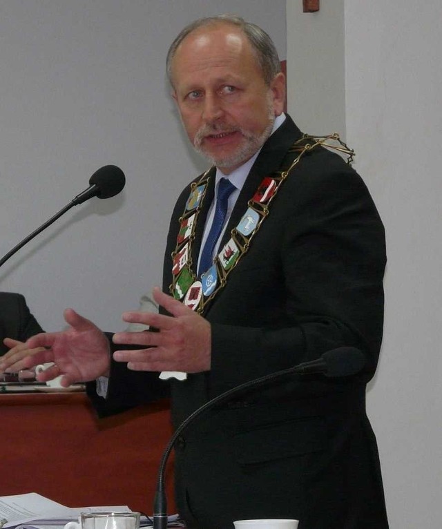 Starosta wieruszowski Andrzej Szymanek