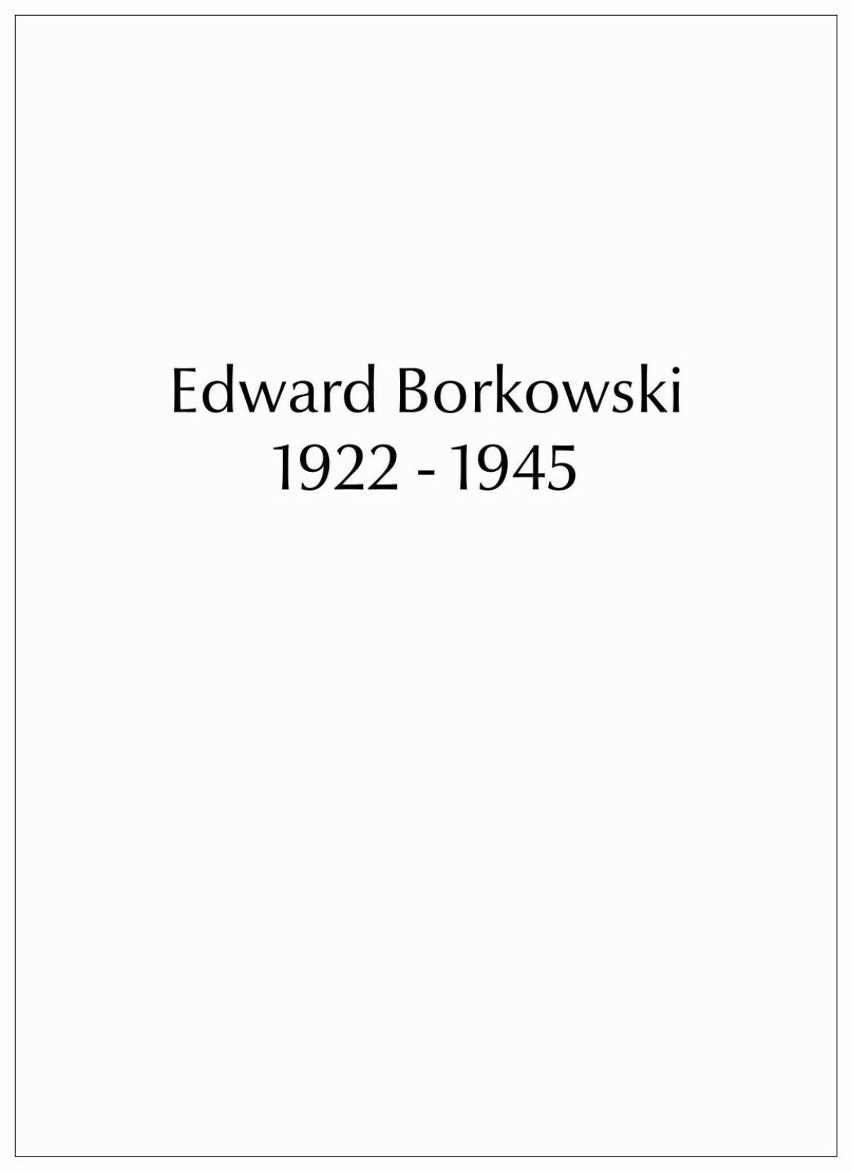Edward Borkowski...