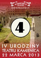 Przyjdź na czwarte urodziny Teatru Kamienica [ZAKOŃCZONY]