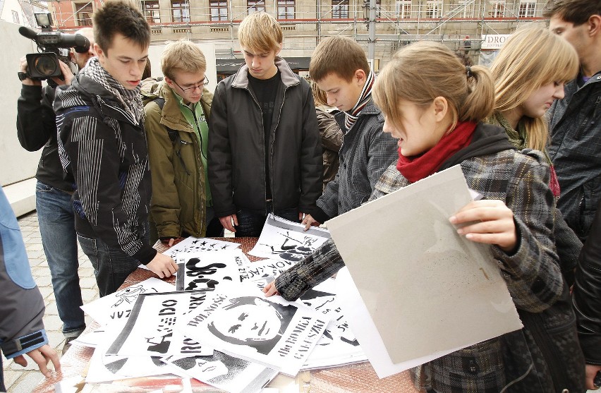 Gdzie graffiti z tamtych lat? Na wrocławskim Rynku. Przyjdź i zobacz