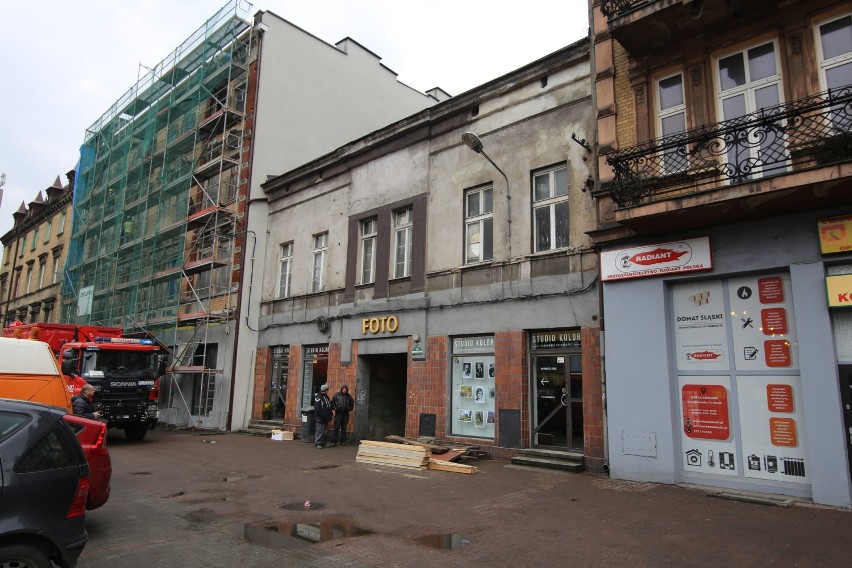 Bytom: Osunęła się ściana budynku przy ul. Krakowskiej