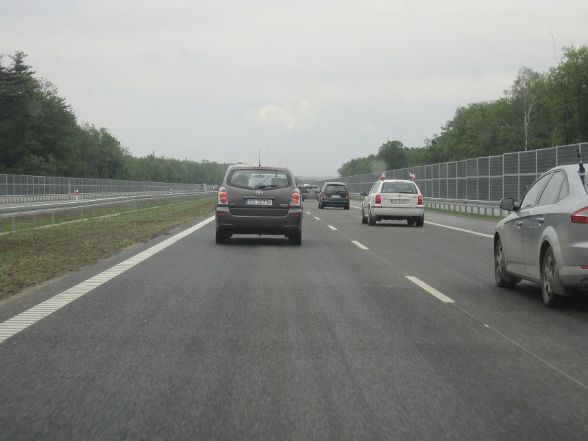 Autostrada A1 do Pyrzowic otwarta! Pierwszy jazda