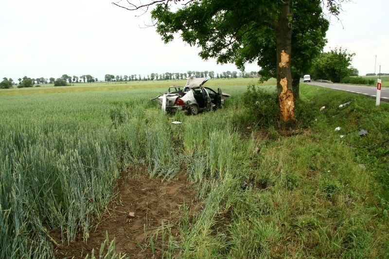 Cztery osoby zostały ranne w wypadku w miejscowości Wały w...