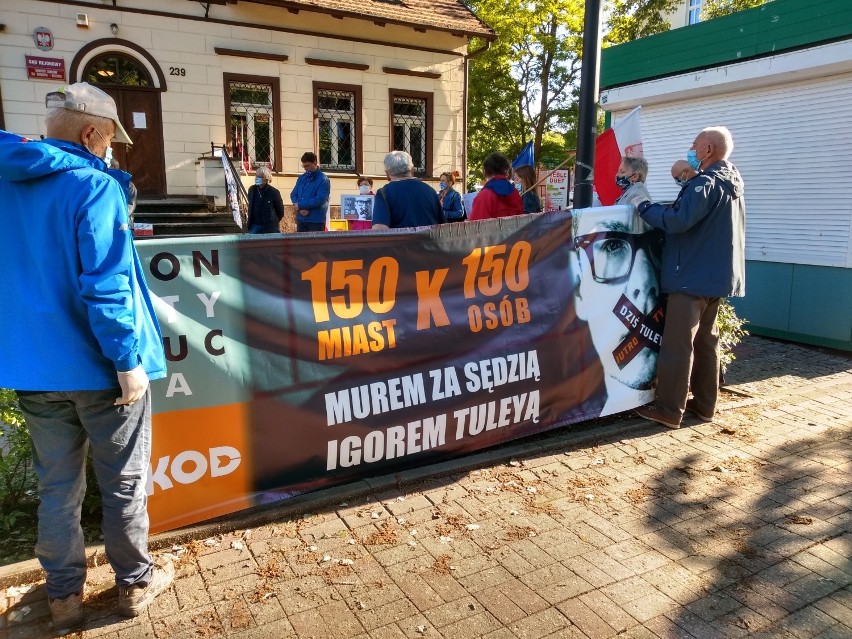 Protest w Wejherowie