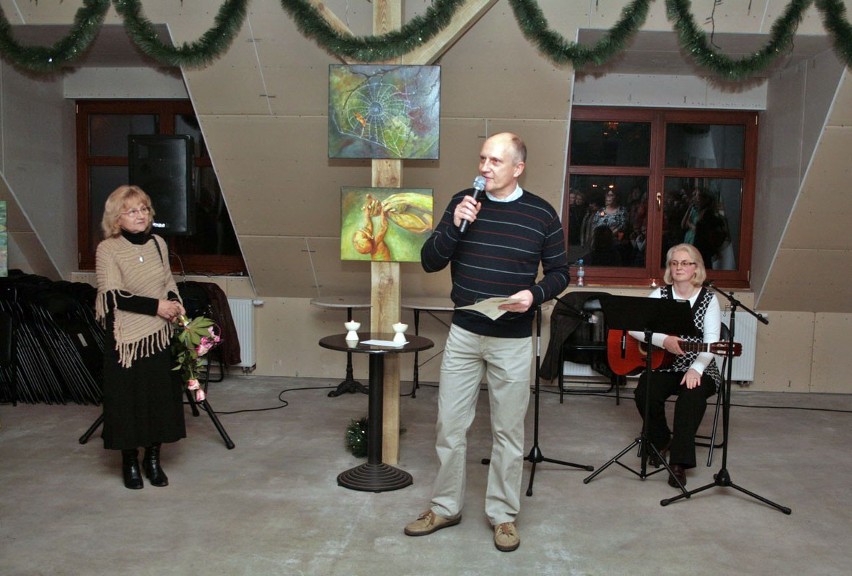 Wystawa obrazów Danuty Sikory w sierakowskiej galerii &quot;W remoncie&quot;