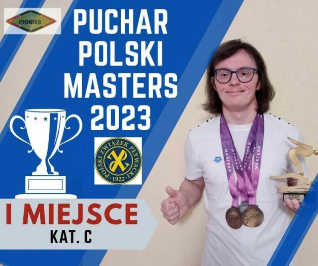 Paweł Krupiński zdobywa kolejne medale. Tym razem rywalizując z "pełnosprawnymi" pływakami.