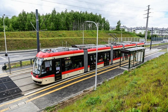 Aleja Pawła Adamowicz w Gdańsku - próbny przejazd tramwajów