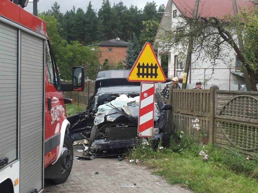 Wypadek w Bloku Dobryszyce. Kierowca uciekł
