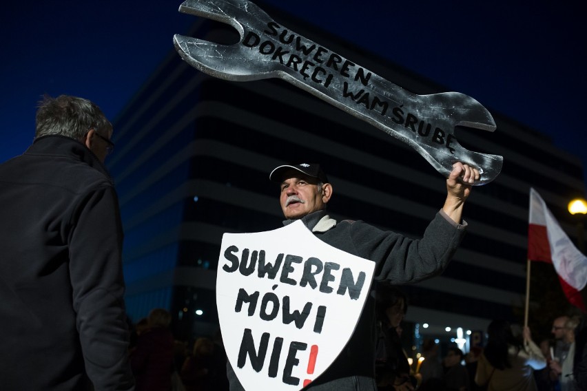 Kraków. Kolejny protest w obronie sądów [ZDJĘCIA]