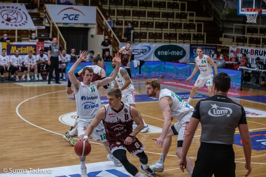 Spójnia - Zastal w czwartym meczu play off na zdjęciach. Zmarnowana wielka szansa 