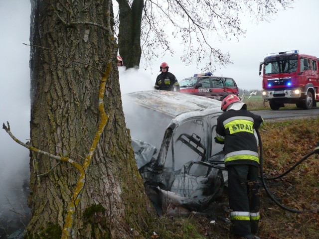 Wypadek koło Boguszewa