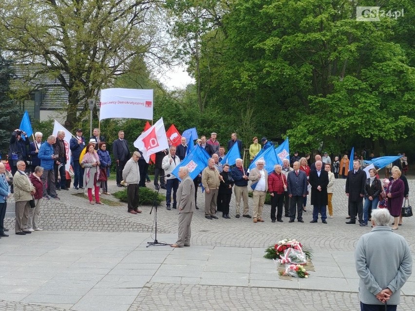 Święto Pracy w Szczecinie: uroczystości pod Pomnikiem Czynu Polaków
