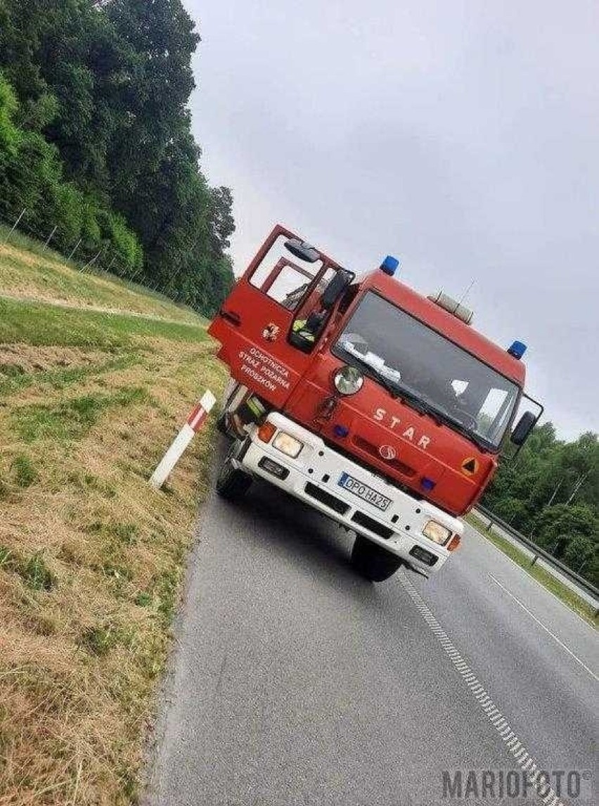 Wypadek na opolskim odcinku autostrady A4.