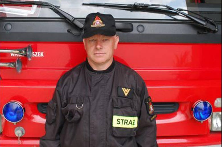Sławomir Miotk - kandydat w kategorii strażak zawodowy