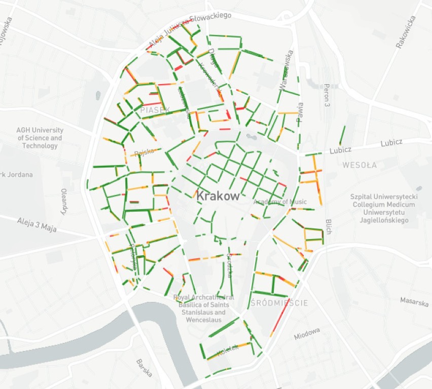 Kraków.  Sprawdźcie zmiany zasad parkowania w centrum miasta [MAPY]