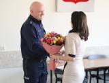 Służby mundurowe. Nowego komendanta policji w Sokółce przywitano kwiatami (zdjęcia)