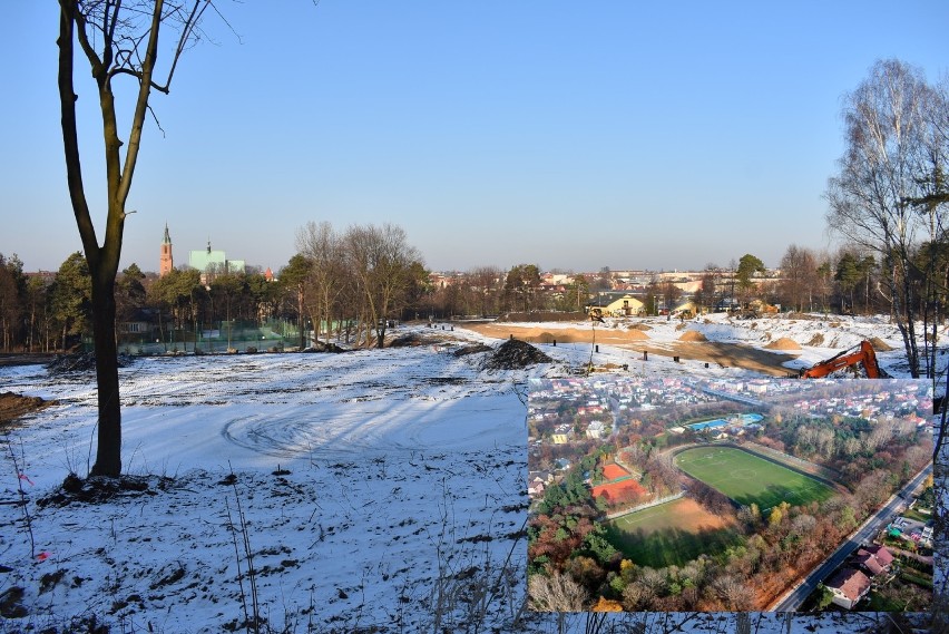 Piękny Park Czarna Góra z oazy zieleni starych drzew zmienia się w betonową pustynię