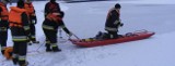 Jezioro Rusałka - Strażacy uratowali tonącego wędkarza