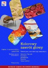 "Kolorowy zawrót głowy" - otwarcie wystawy prac uczestników sekcji plastycznych DK KADR 13.06.2014 r