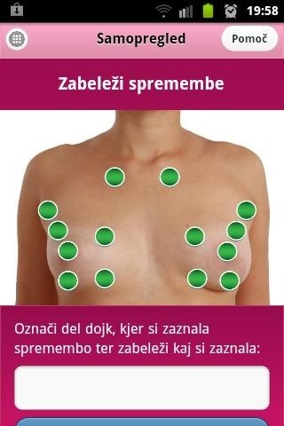 Aplikacja Breast Test
