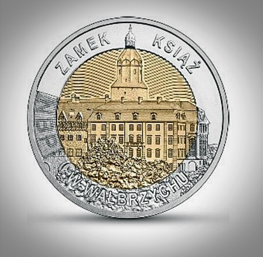 Wałbrzych: Zamek Książ na monecie. Zobaczcie jak będzie się prezentował (ZDJĘCIA) 