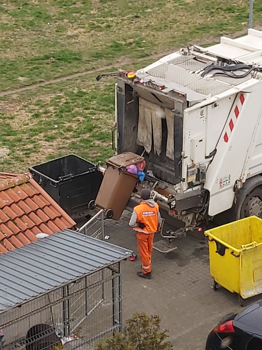 Lębork. Czytelnik oburzony takim odbiorem odpadów. Urzędnicy zapowiadają kontrolę i karę.