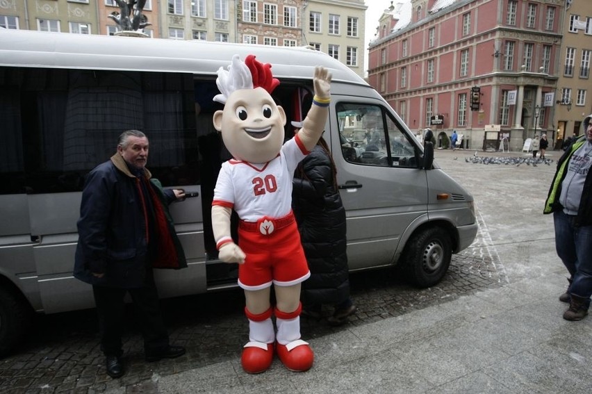 Maskotki Euro2012 w Gdańsku