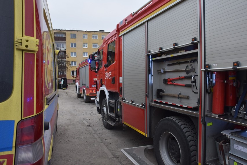 Pożar w budynku przy ul. Kordeckiego w Kaliszu. Ucierpiały...