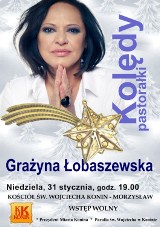 Grażyna Łobaszewska w Koninie. Koncert kolęd