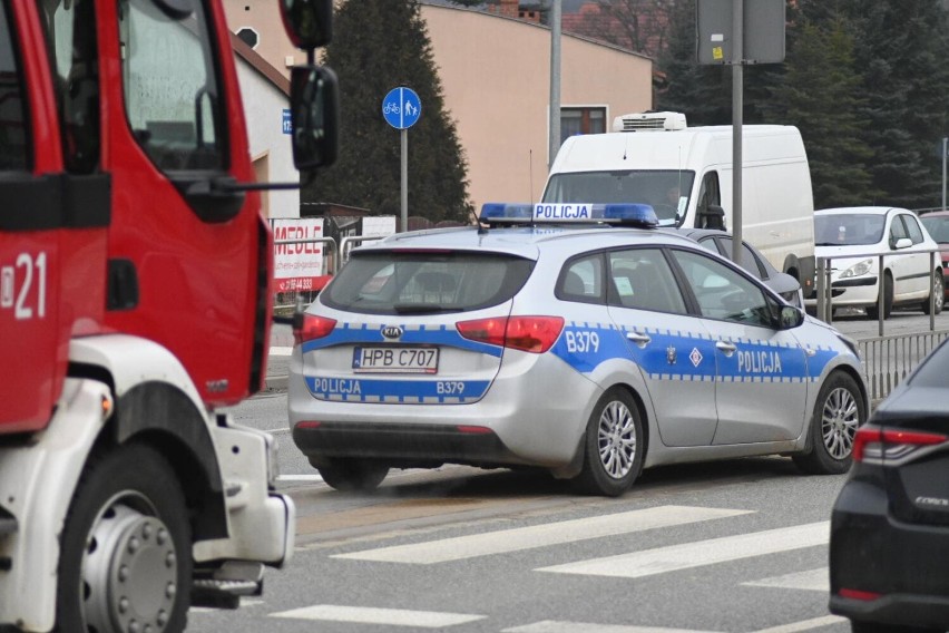 Wypadek na ulicy Wrocławskiej w Wałbrzychu. Są utrudnienia w...