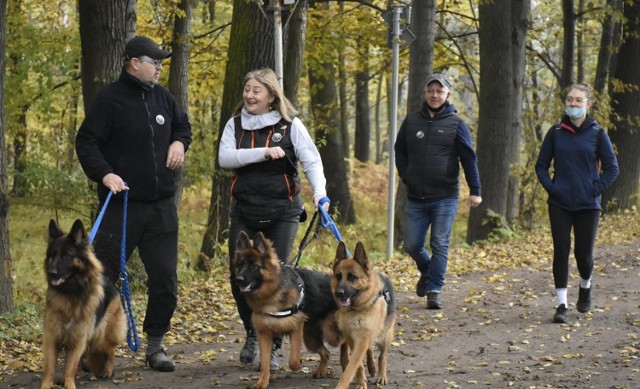 Miłośnicy pieszych wędrówek w Brzeszczach z okazji Światowego Dnia Marszu przemierzyli ścieżki kompleksu leśno-stawowego Nazieleńce