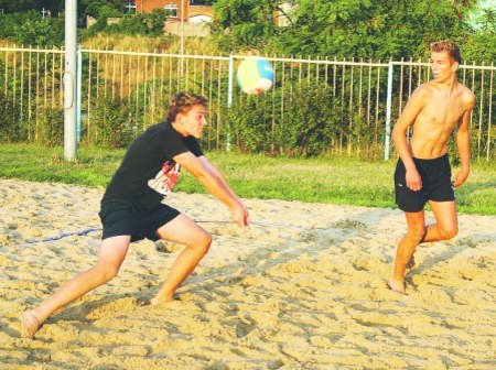 W kolejnym turnieju mistrzostw Gniewa triumfowali miejscowi (od lewej) Wojciech Szeliga i Marcin Malinowski.